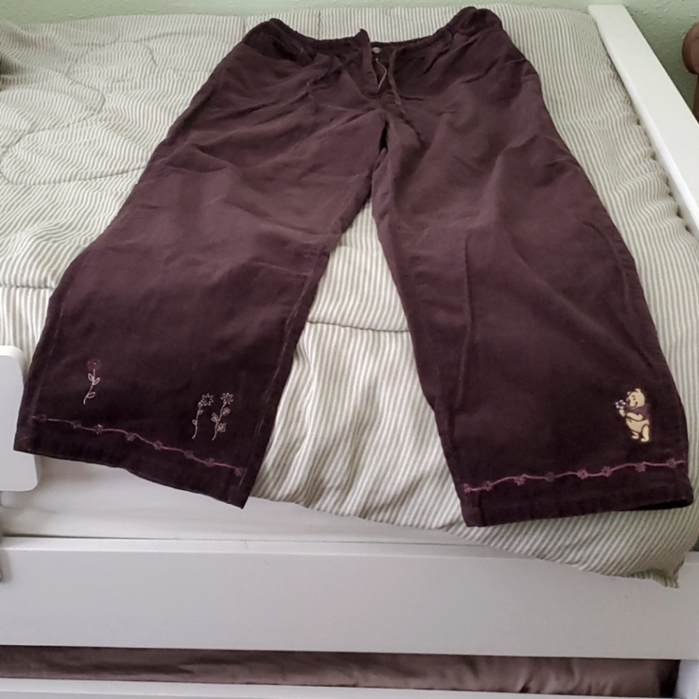 Disney Store brown pants Winnie-the-Pooh